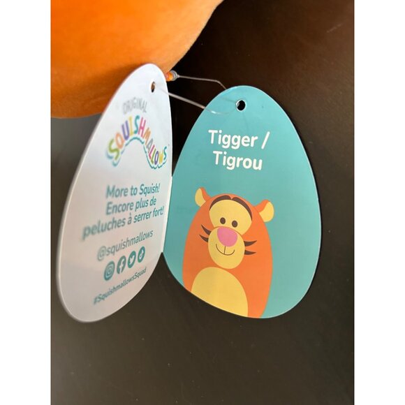 Disney Squishmallows Tigger Plush Toy 8" Soft Stuffed Animal Tiger Collectible - Picture 11 of 11